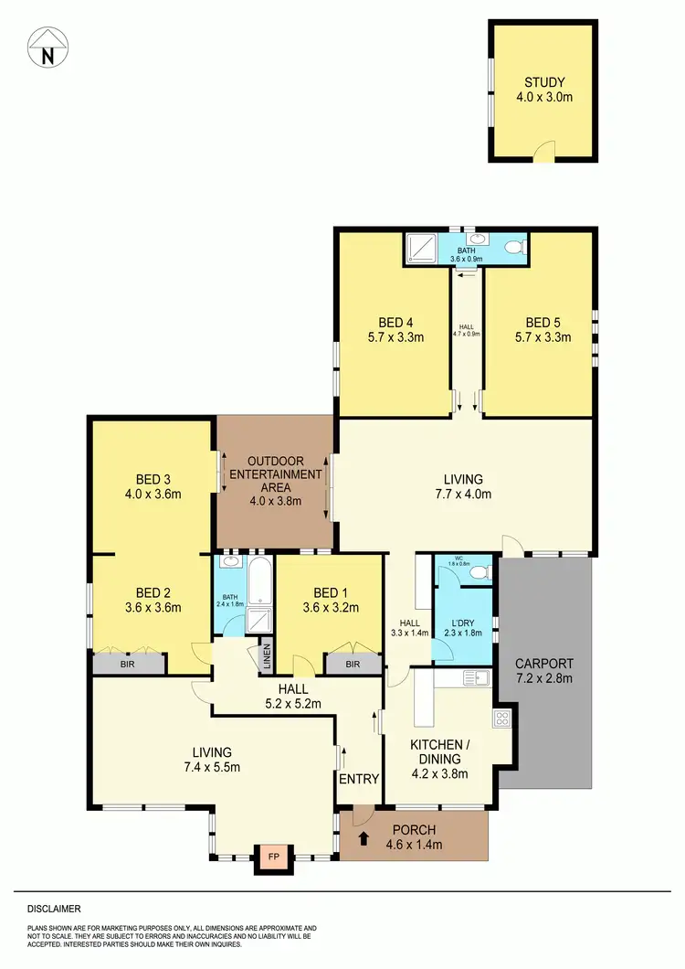 Floorplan of Homely house listing, 22 Lake Street, Wendouree VIC 3355