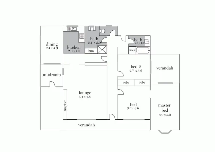 Floorplan of Homely rural property listing, 104 Jubilee Road, Sulky VIC 3352