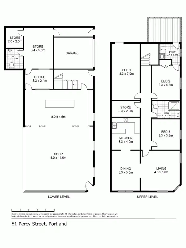 Floorplan of Homely apartment listing, 81 PERCY Street, Portland VIC 3305