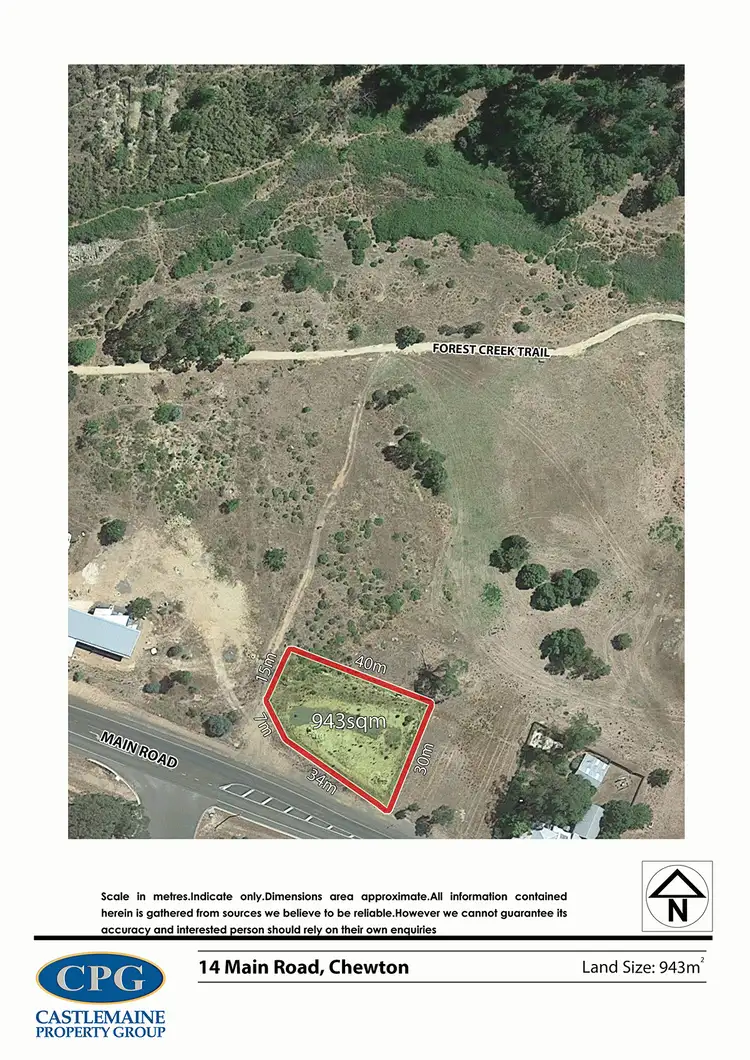 Floorplan of Homely land listing, 14 Main Road, Chewton VIC 3451