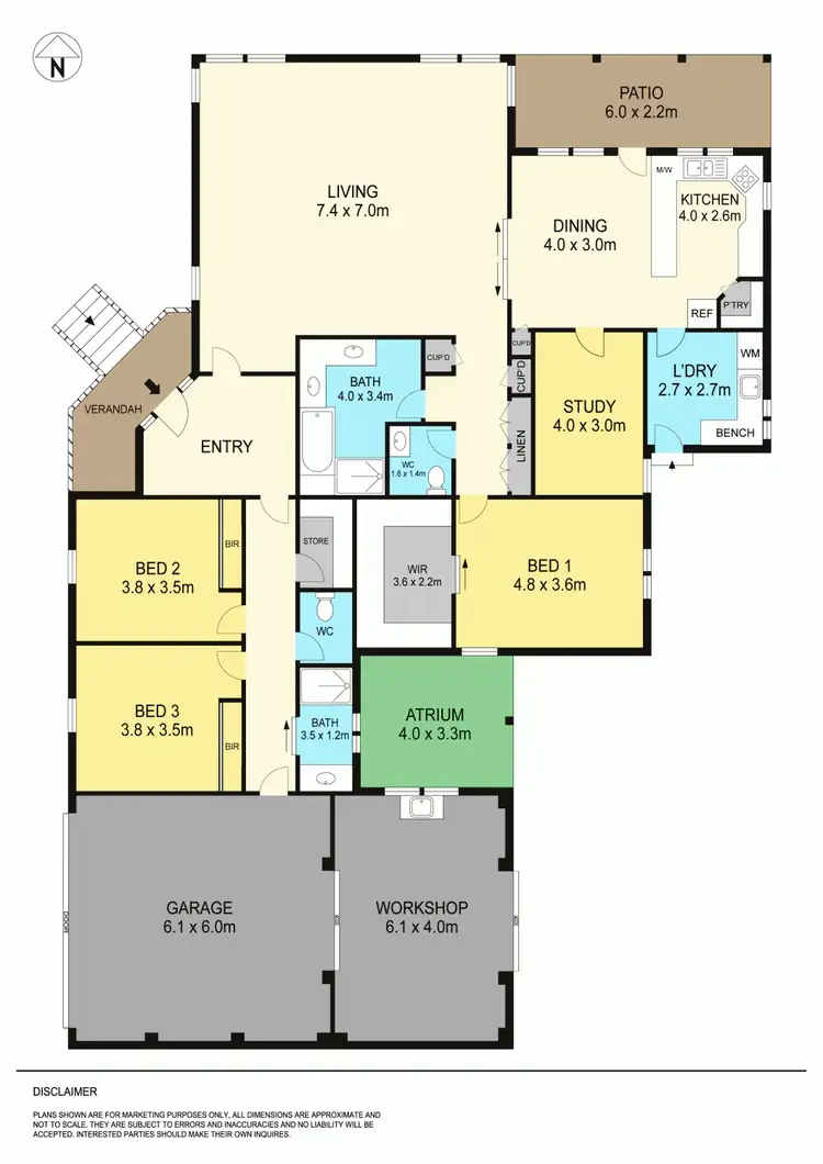 Floorplan of Homely house listing, 502 Grant Street, Golden Point VIC 3350