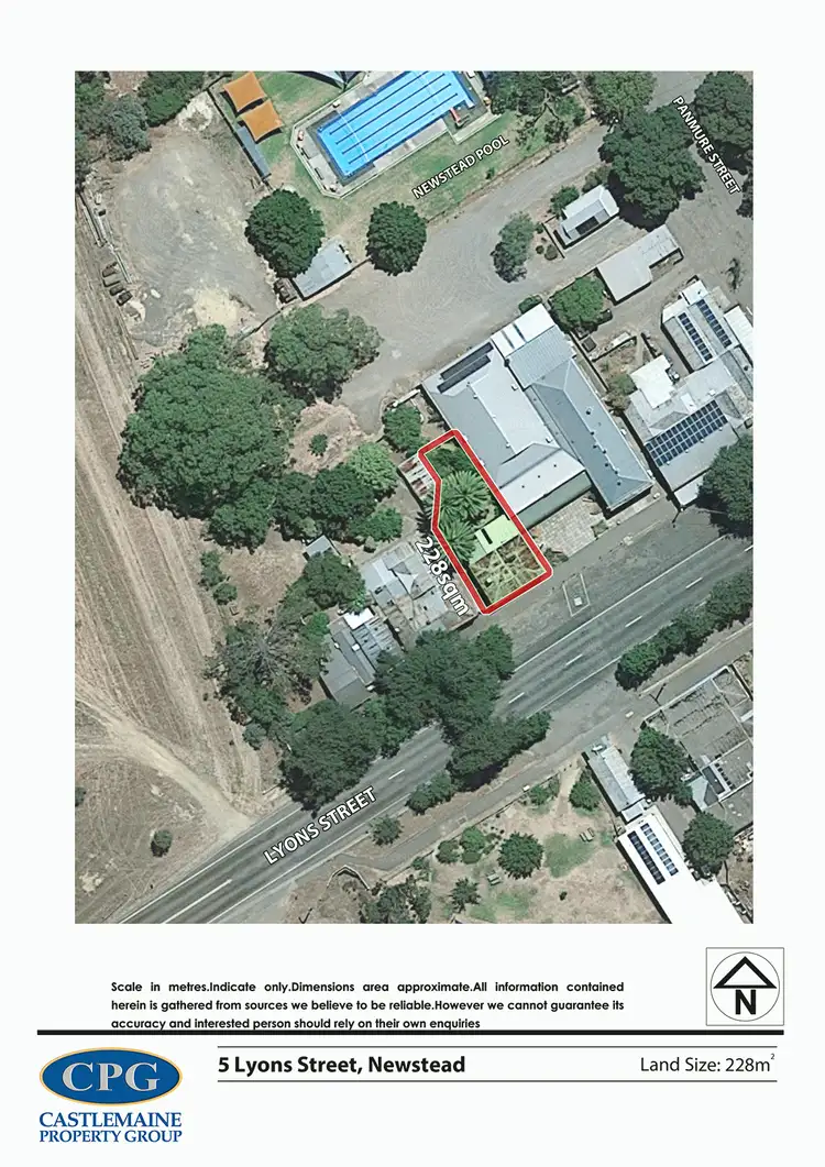 Floorplan of Homely house listing, 5 Lyons Street, Newstead VIC 3462