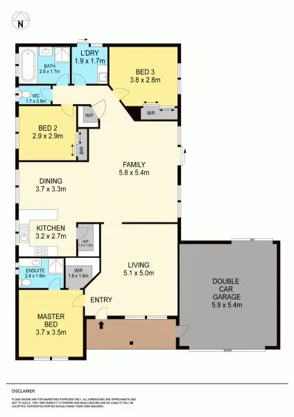 Floorplan of Homely house listing, 26 McKellar Drive, Miners Rest VIC 3352
