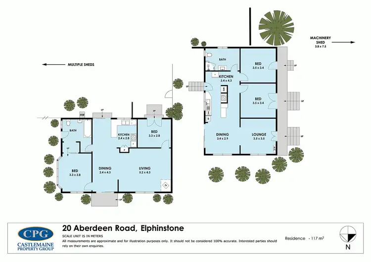 Floorplan of Homely house listing, 20 Aberdeen Road, Elphinstone VIC 3448