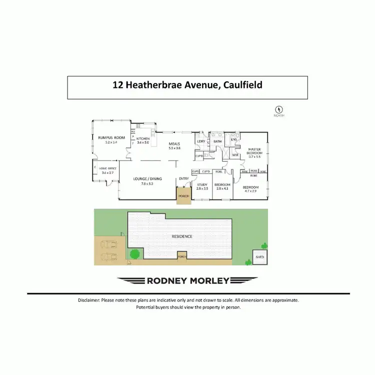 Floorplan of Homely house listing, 12 Heatherbrae Avenue, Caulfield VIC 3162