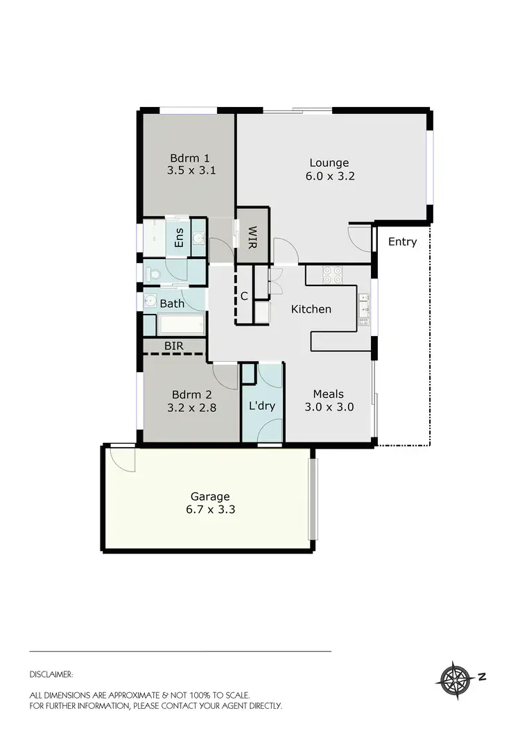 Floorplan of Homely unit listing, 3/14 Parkgate Lane, Sebastopol VIC 3356
