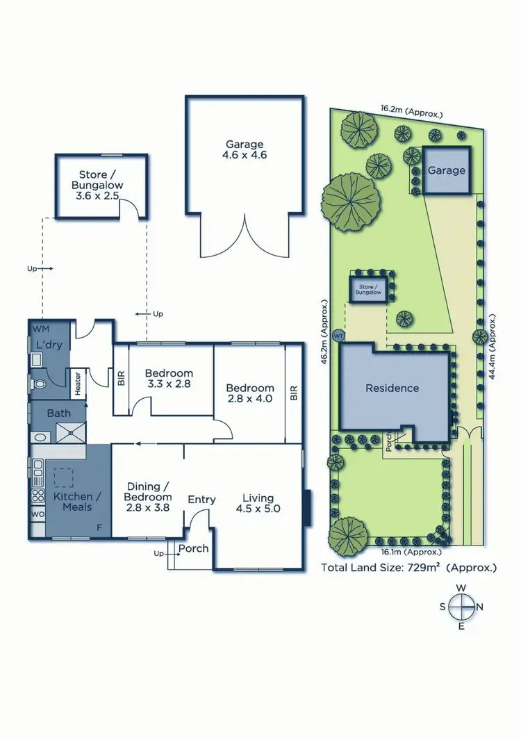 Floorplan of Homely house listing, 1 Leyte Parade, Heidelberg West VIC 3081