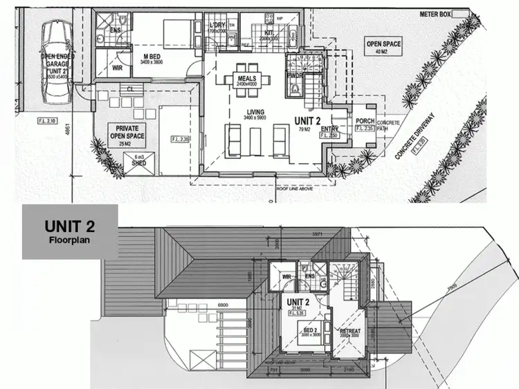 Floorplan of Homely townhouse listing, 2/206 Queen Street, Altona VIC 3018