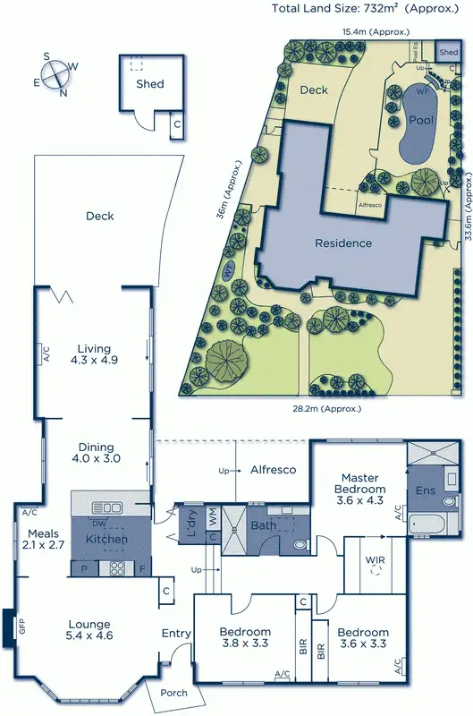 Floorplan of Homely house listing, 46 Somerset Street, Wantirna South VIC 3152