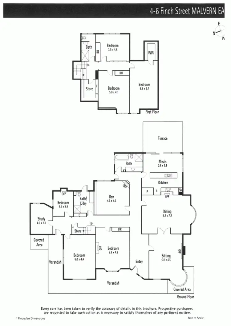 Floorplan of Homely house listing, 4-6 Finch Street, Malvern East VIC 3145