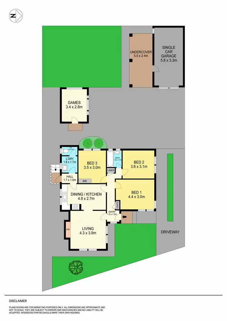 Floorplan of Homely house listing, 16 Belford Street, Eureka VIC 3350