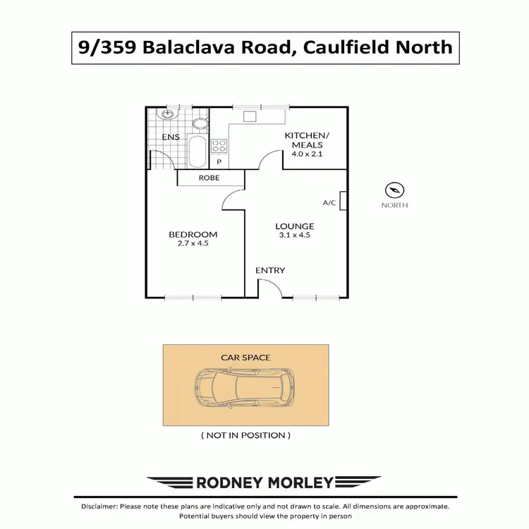 Floorplan of Homely apartment listing, 9/359 Balaclava Road, Caulfield North VIC 3161