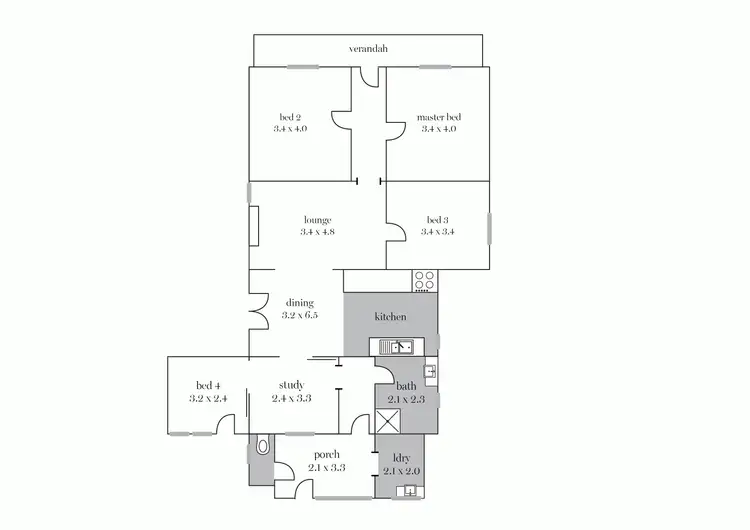 Floorplan of Homely house listing, Lot 1 & 2/115 Crompton Street, Soldiers Hill VIC 3350