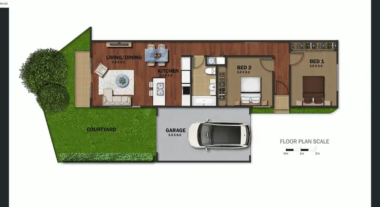 Floorplan of Homely unit listing, 5/4 Robin Street, Altona VIC 3018