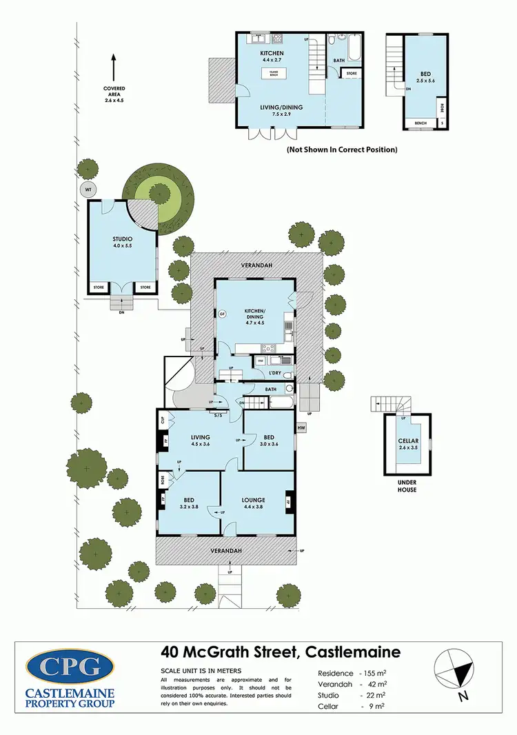 Floorplan of Homely house listing, 40 McGrath Street, Castlemaine VIC 3450