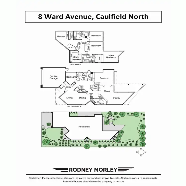 Floorplan of Homely house listing, 8 Ward Avenue, Caulfield North VIC 3161