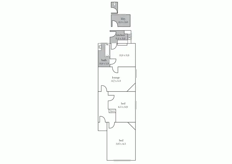Floorplan of Homely house listing, 611 Mair Street, Ballarat Central VIC 3350