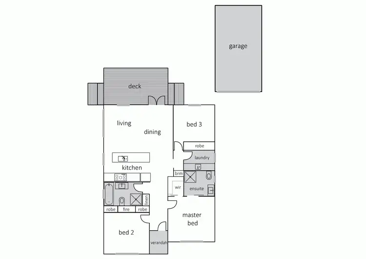 Floorplan of Homely house listing, 205 Drummond Street South, Ballarat Central VIC 3350