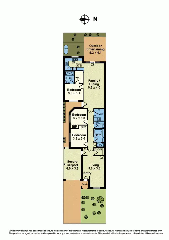 Floorplan of Homely townhouse listing, 9 Sydney Street, Newport VIC 3015
