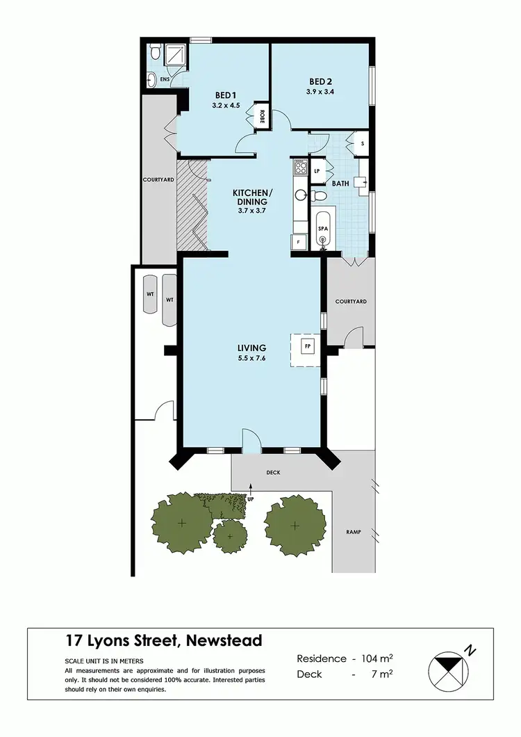 Floorplan of Homely house listing, 17 Lyons Street, Newstead VIC 3462