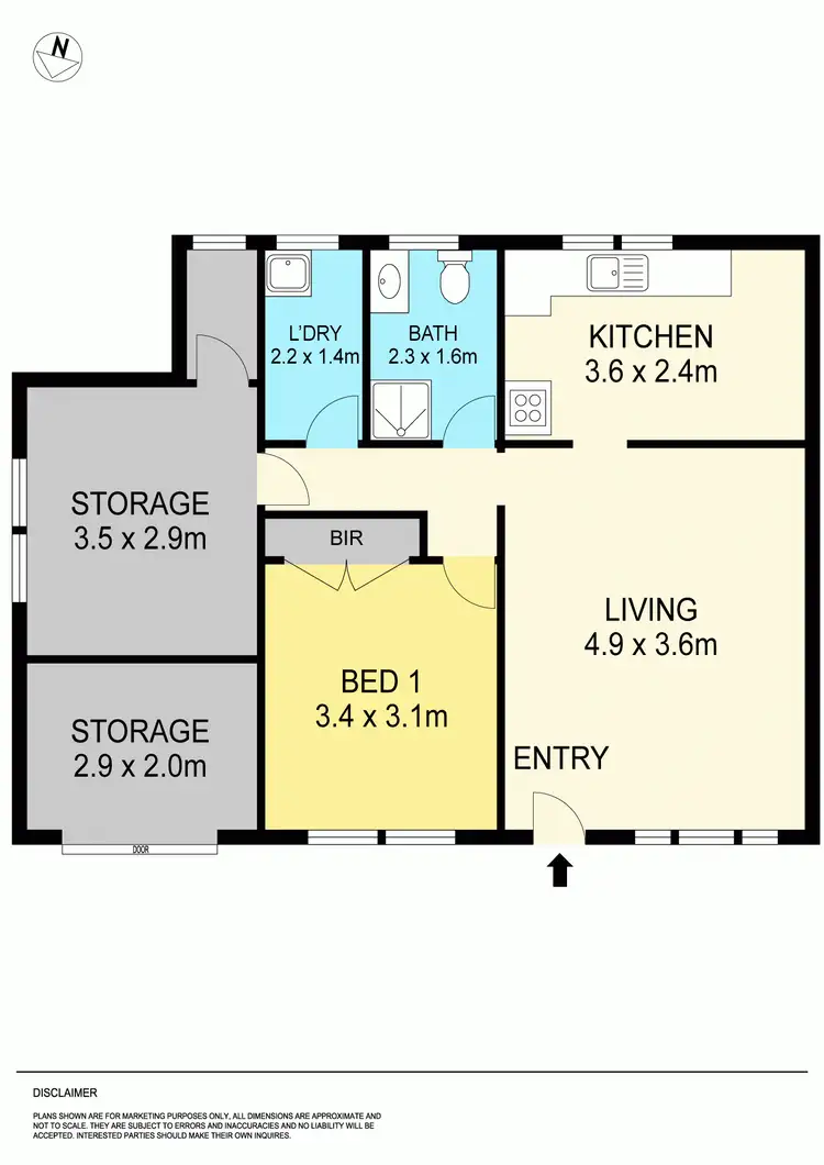 Floorplan of Homely unit listing, 10/47 Yarrowee Street, Sebastopol VIC 3356
