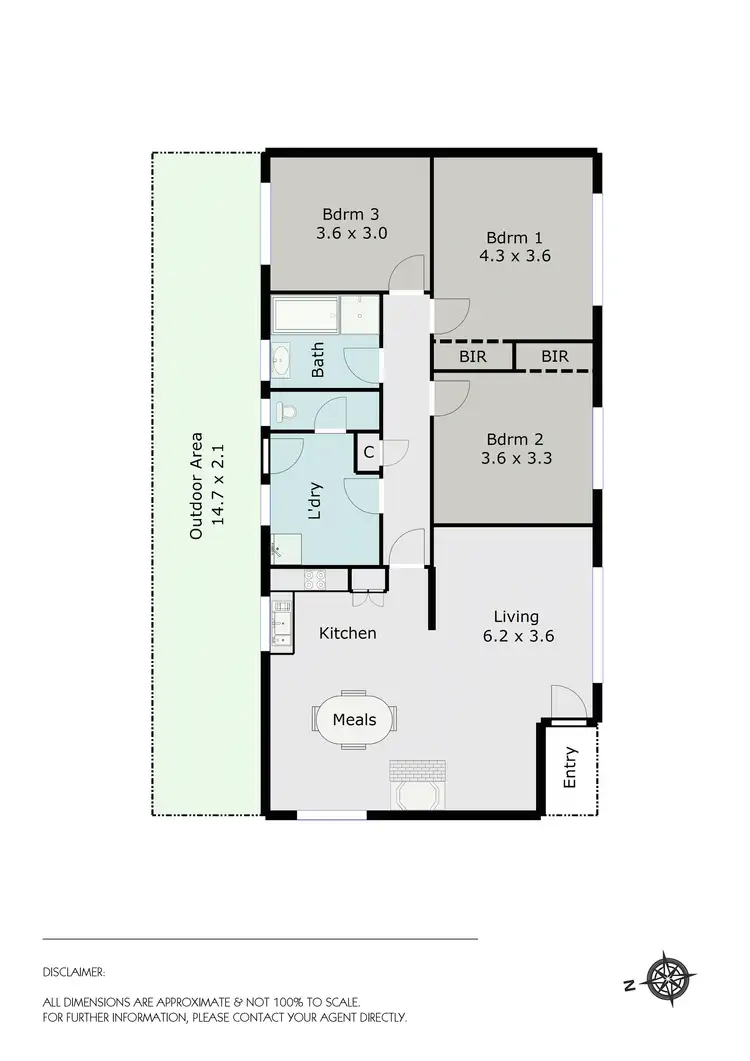 Floorplan of Homely house listing, 36 Blake Street, Skipton VIC 3361