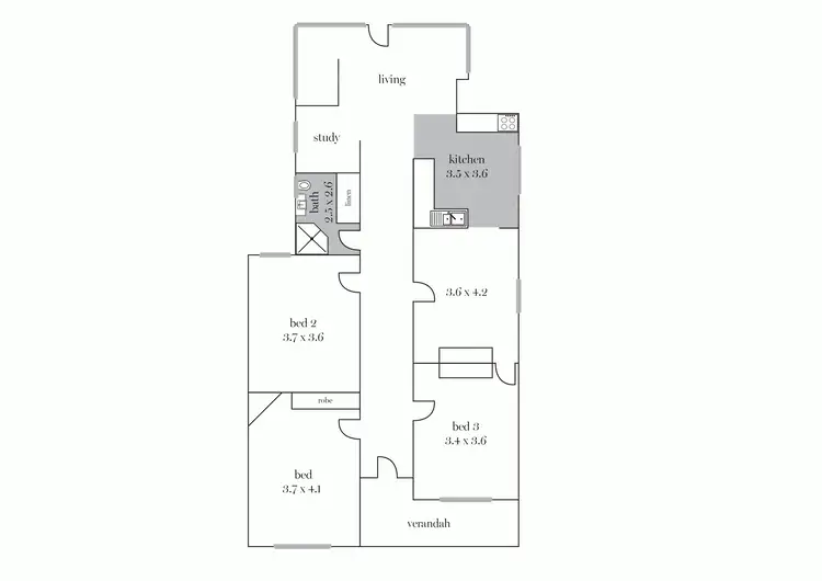 Floorplan of Homely house listing, 1304 Sturt Street, Ballarat Central VIC 3350