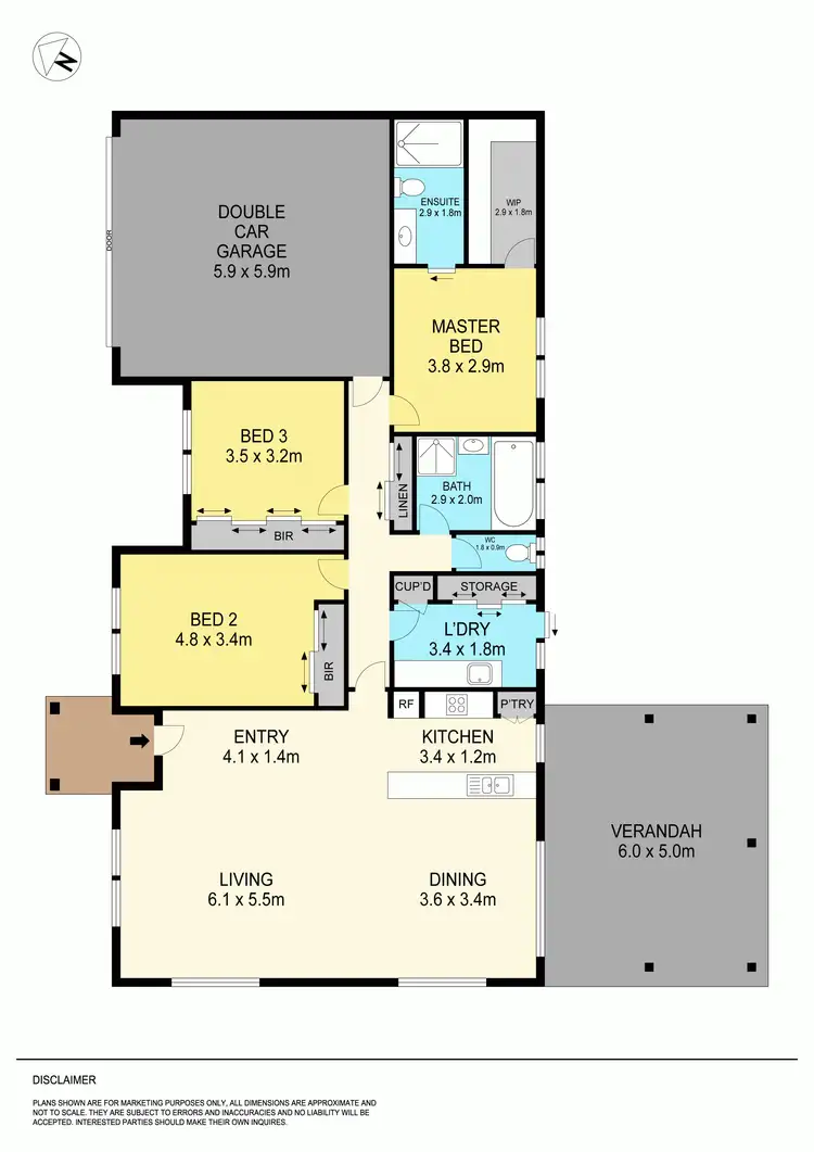 Floorplan of Homely house listing, 401A Humffray Street North, Brown Hill VIC 3350