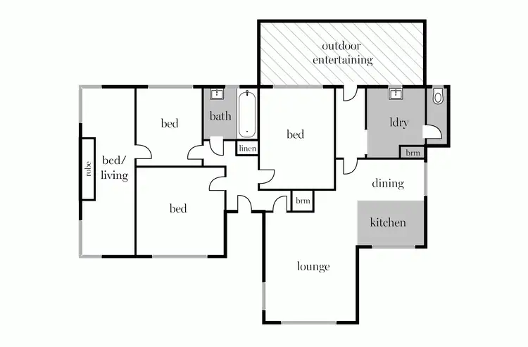 Floorplan of Homely house listing, 21A Munro Street, Alfredton VIC 3350