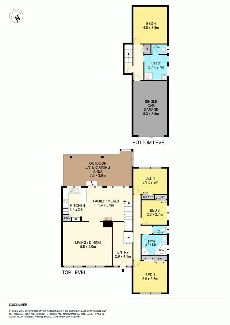 Floorplan of Homely house listing, 1 Curnow Street, Golden Point VIC 3350