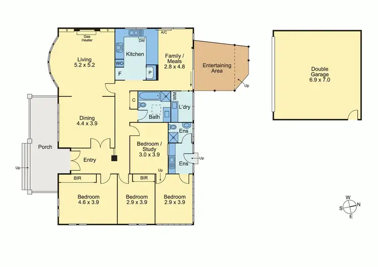 Floorplan of Homely house listing, 9 View Street, Hawthorn VIC 3122