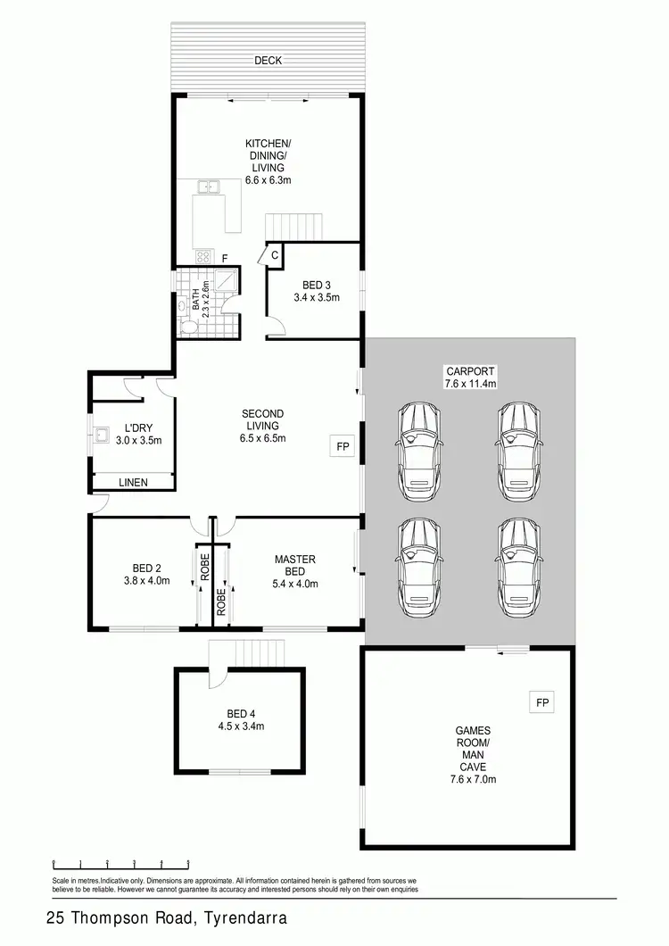 Floorplan of Homely rural property listing, 25 THOMPSONS Road, Tyrendarra VIC 3285