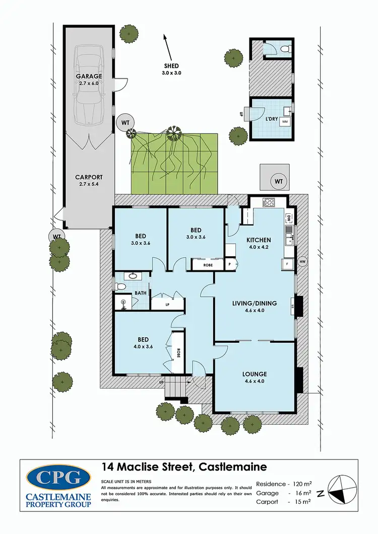 Floorplan of Homely house listing, 14 Maclise Street, Castlemaine VIC 3450
