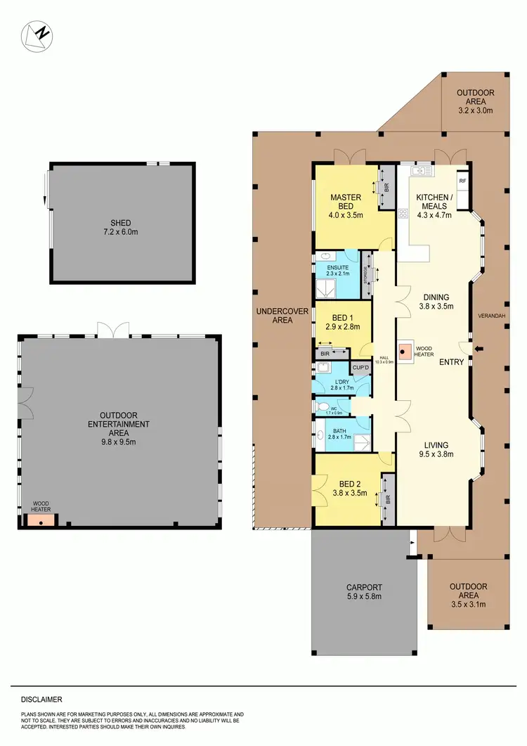 Floorplan of Homely house listing, 135 Bryants Road, Linton VIC 3360