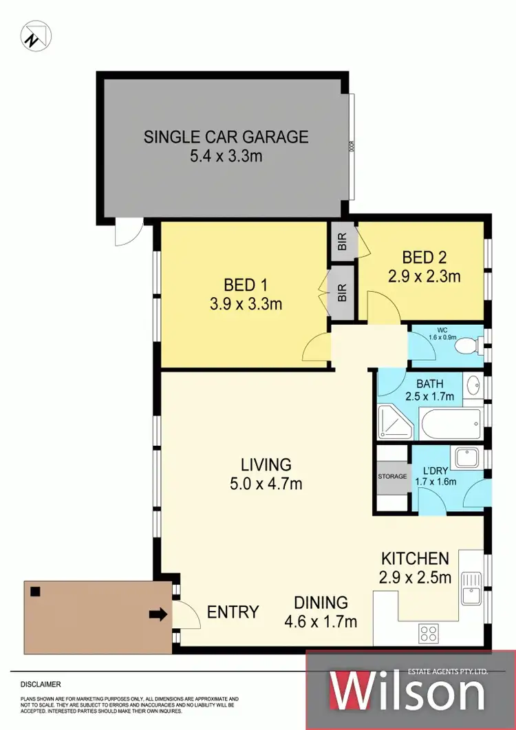 Floorplan of Homely unit listing, 3/1016 South Street, Ballarat Central VIC 3350