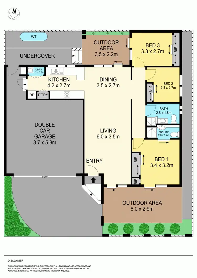 Floorplan of Homely house listing, 1 Kirk Street, Wendouree VIC 3355