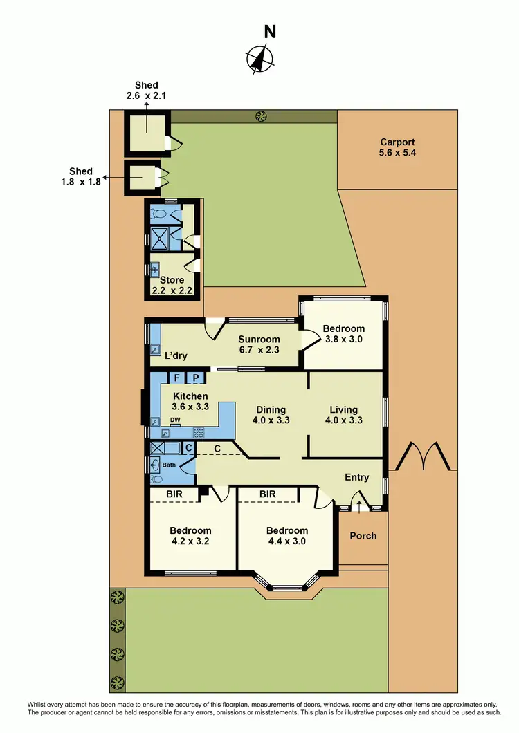 Floorplan of Homely house listing, 2 Freyer Street, Williamstown VIC 3016