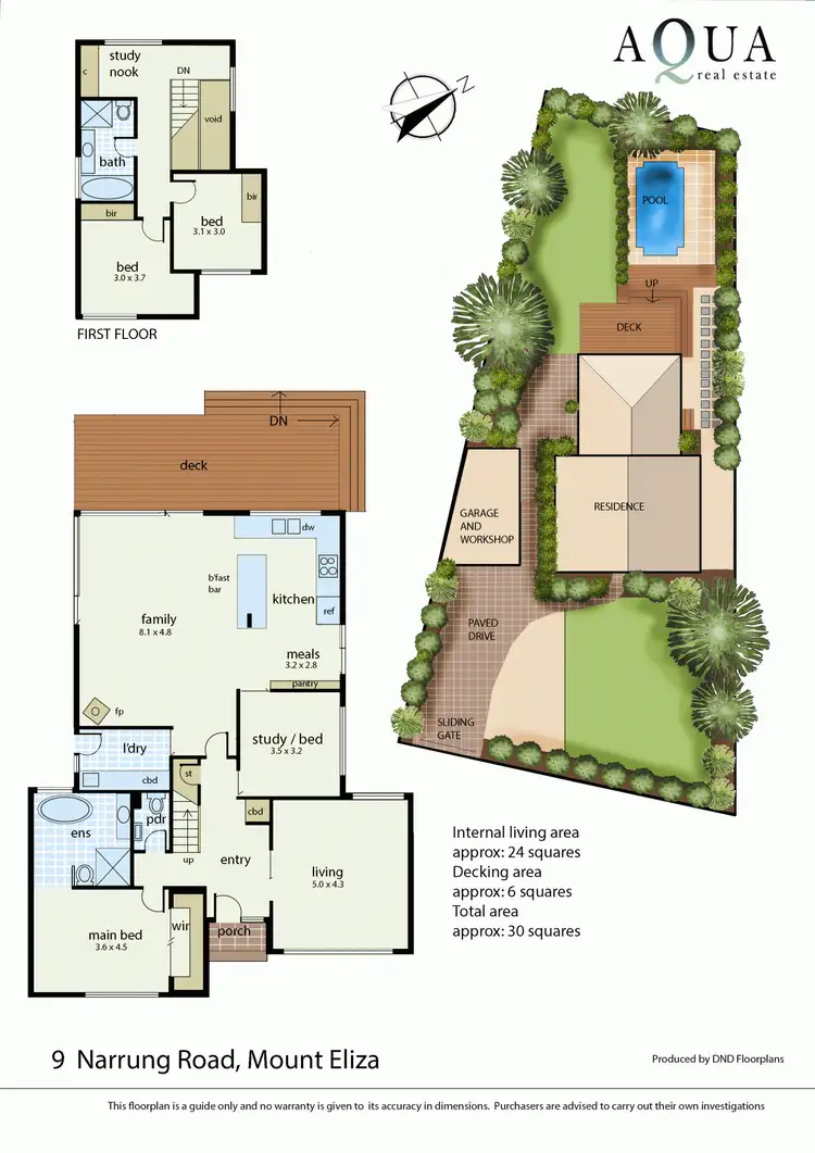 Floorplan of Homely house listing, 9 Narrung Road, Mount Eliza VIC 3930