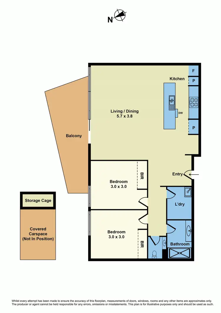 Floorplan of Homely house listing, 23/4 Mason Street, Newport VIC 3015