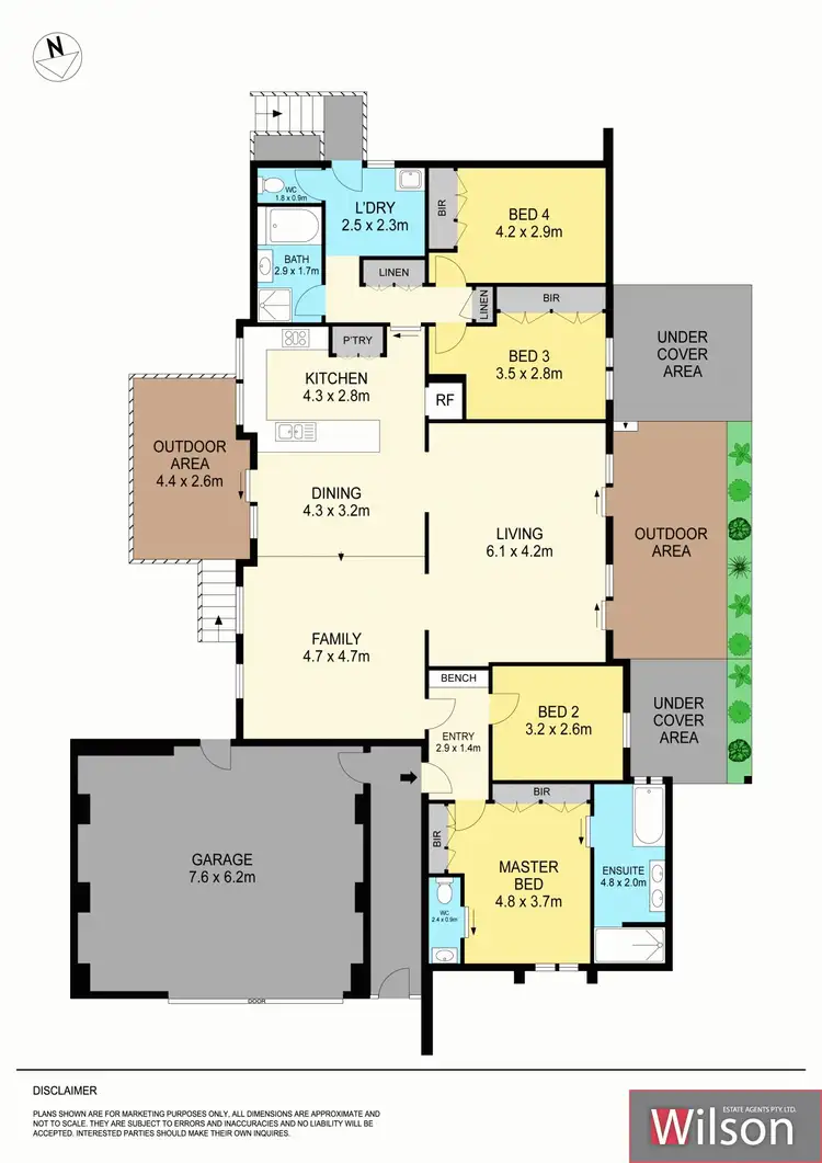 Floorplan of Homely house listing, 7-9 Hale Avenue, Mount Clear VIC 3350