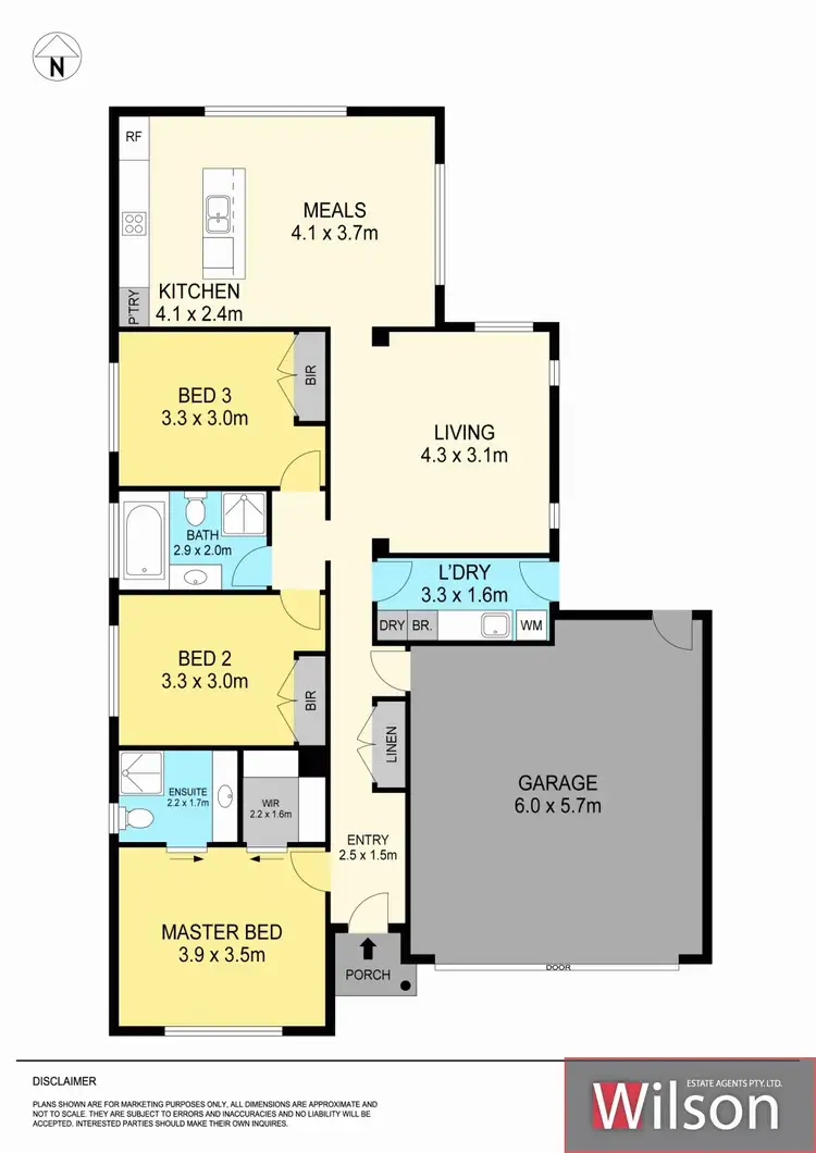 Floorplan of Homely townhouse listing, 1/1 Conrad Court, Golden Point VIC 3350