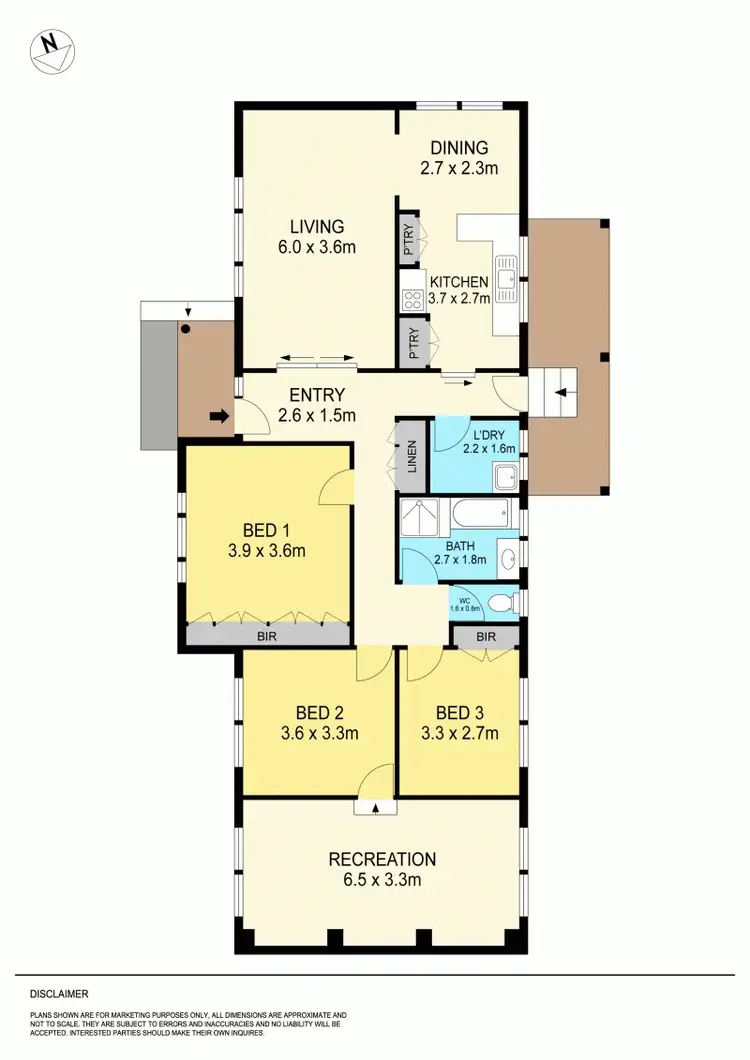 Floorplan of Homely house listing, 2 Glenda Street, Wendouree VIC 3355