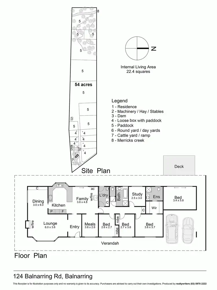 Floorplan of Homely rural property listing, 124 Balnarring Road, Balnarring VIC 3926