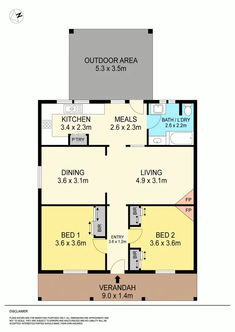 Floorplan of Homely house listing, 124 Lyons Street North, Ballarat Central VIC 3350
