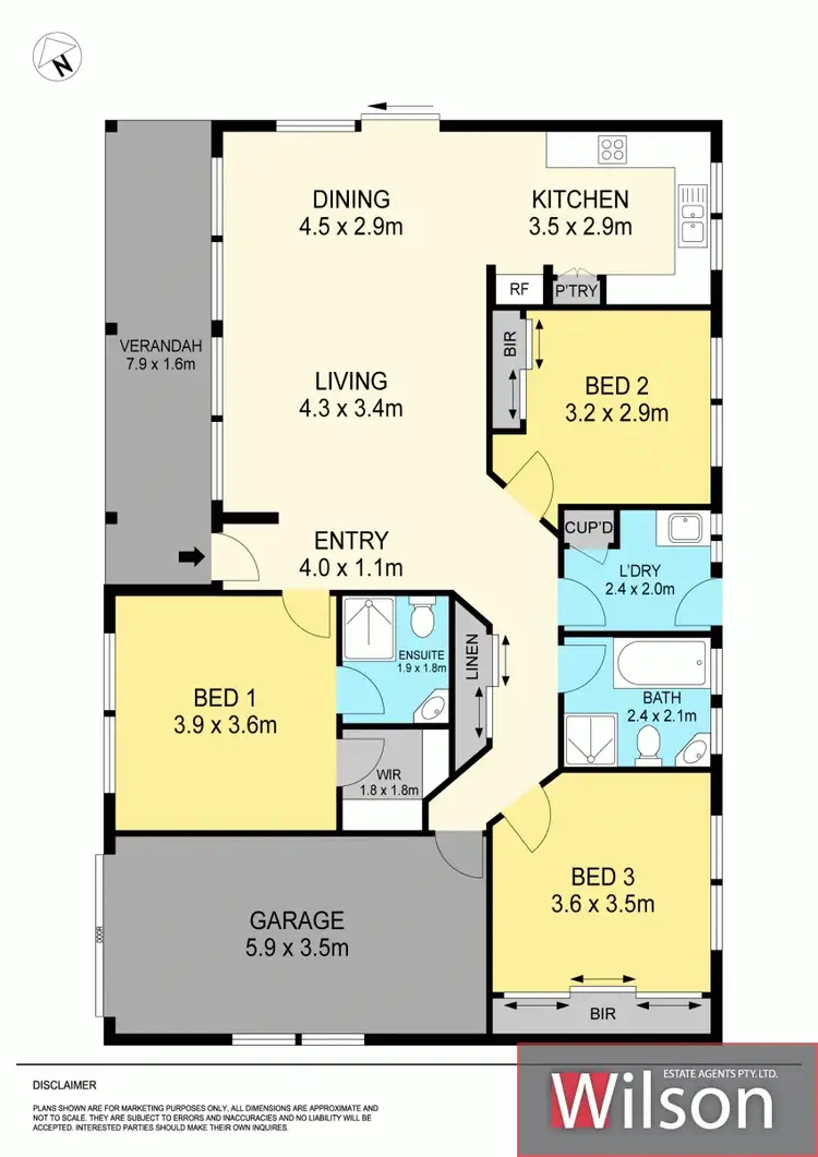 Floorplan of Homely townhouse listing, 4/1121 Geelong Road, Mount Clear VIC 3350