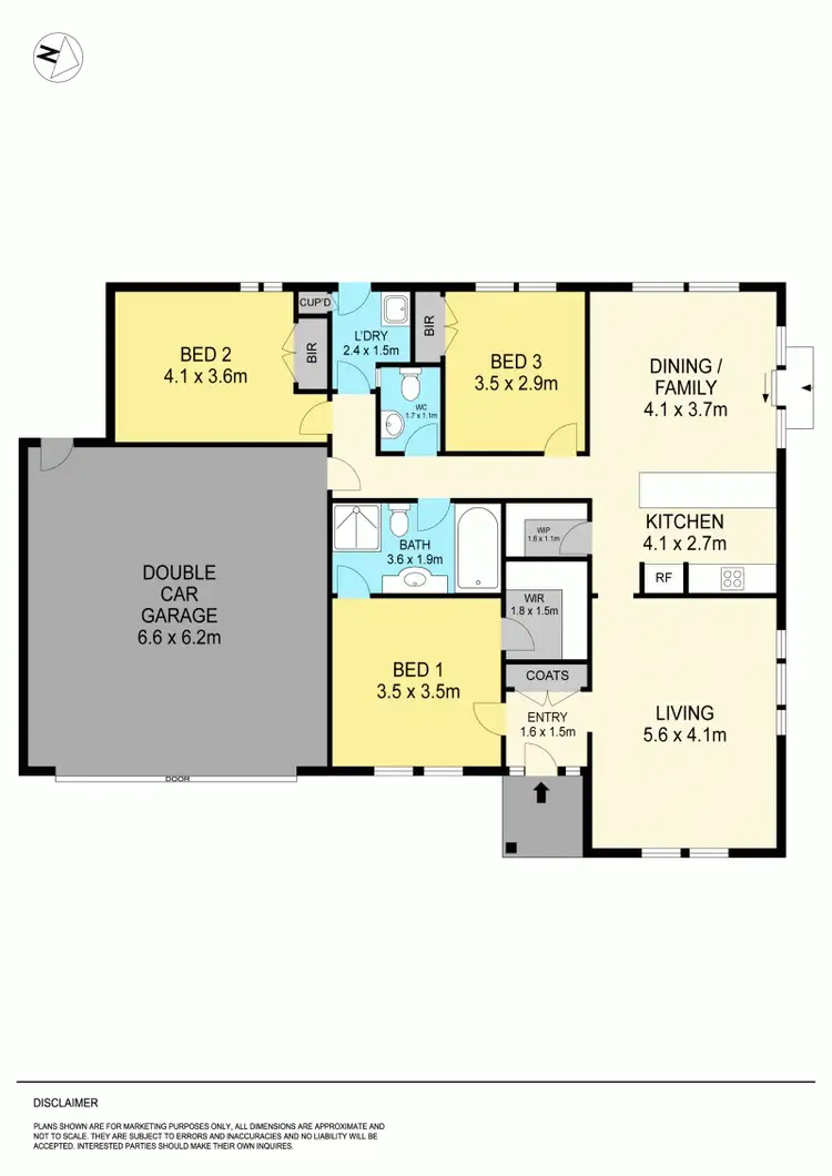 Floorplan of Homely house listing, 1 Brookside Drive, Mount Clear VIC 3350