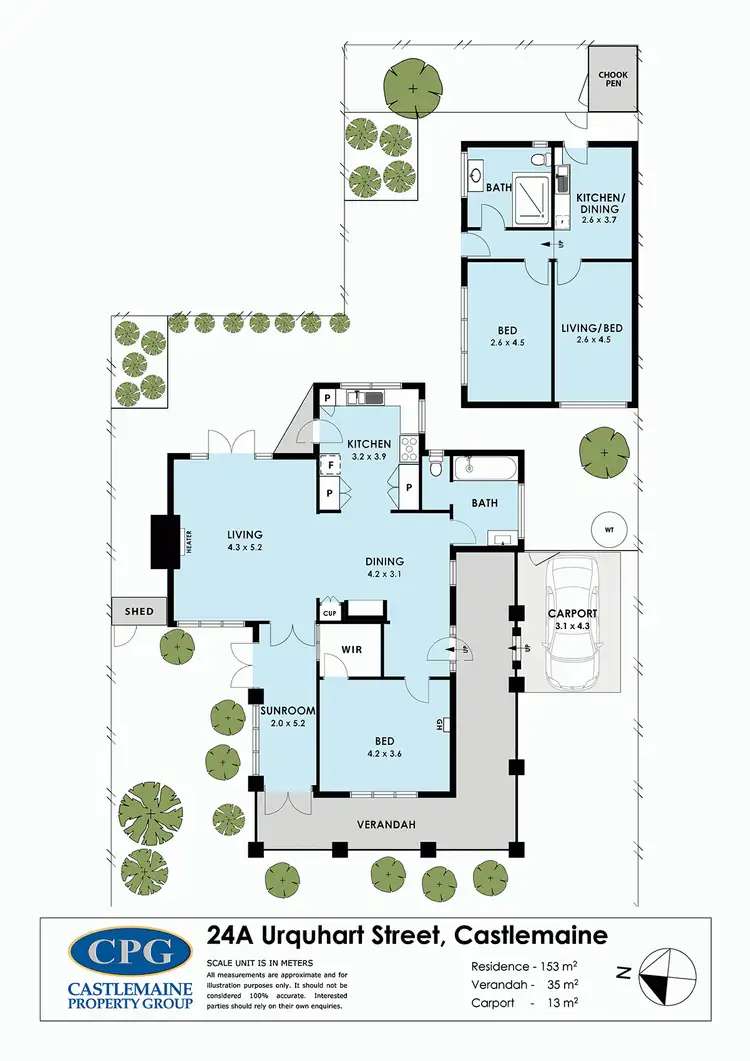 Floorplan of Homely house listing, 24a Urquhart Street, Castlemaine VIC 3450