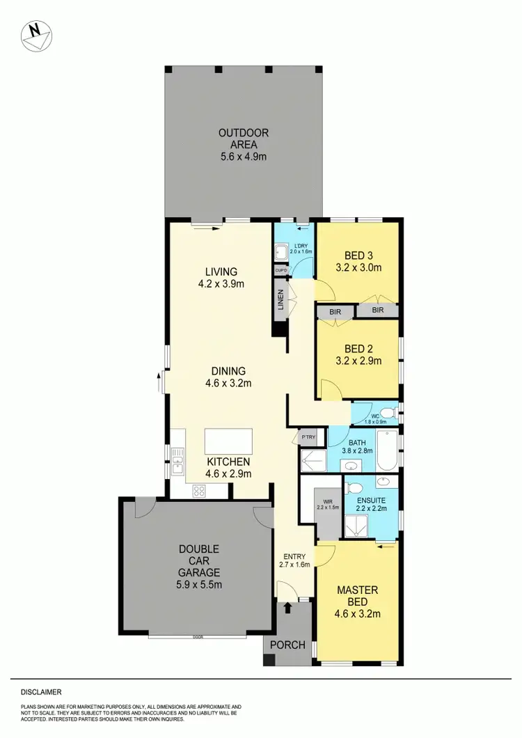 Floorplan of Homely house listing, 11 Hodge Street, Miners Rest VIC 3352