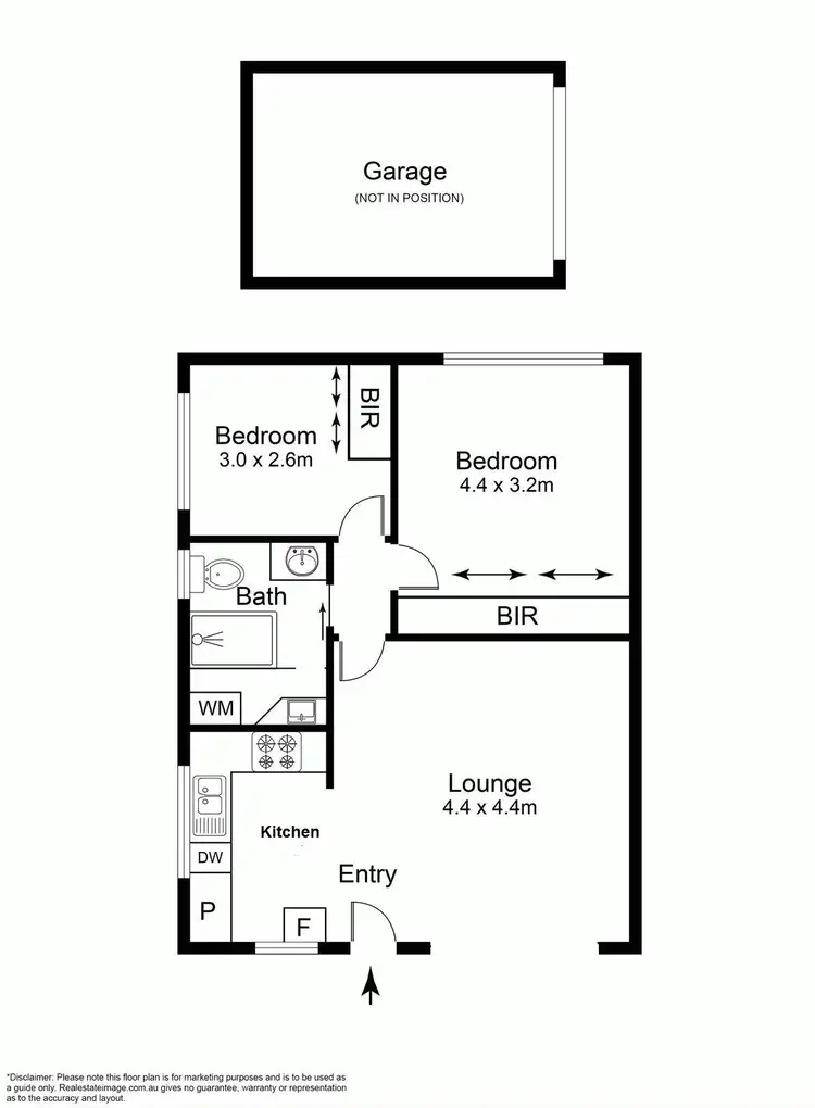 Floorplan of Homely unit listing, 3/2 Hearn Street, Altona North VIC 3025