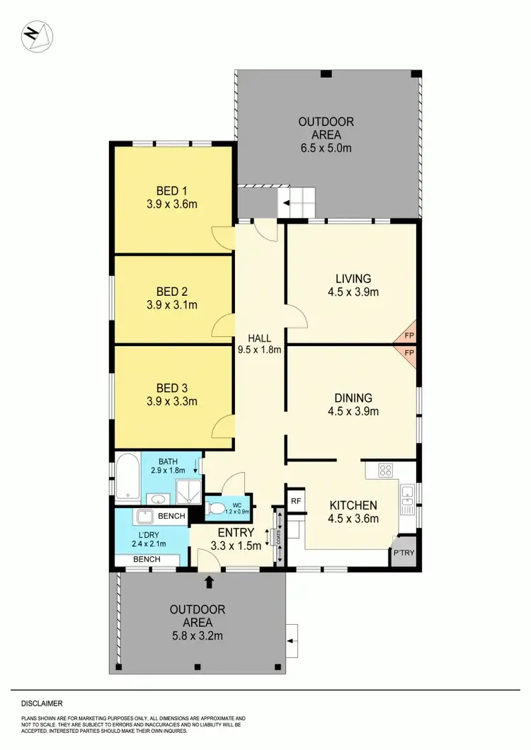 Floorplan of Homely house listing, 3 Haddon-Windermere Road, Haddon VIC 3351
